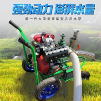 水泵抽水机6寸汽油动力自吸水泵农业用汽油机排灌水泵