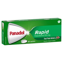 Panadol必理痛扑热息痛成人感冒退烧药 官方进口头痛止痛片快速型