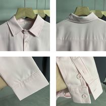 粉红色结婚礼服伴郎团衬衫男春秋新款高级感高端衬衣长袖衣服外套