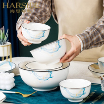 碗碟家用2022新款现代简约餐具景德镇陶瓷碗盘创意小清新吃饭碗筷