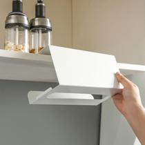 壁柜固定抽纸盒神器厨房纸巾架置物架倒置洗脸盒装橱柜门吊柜欧式