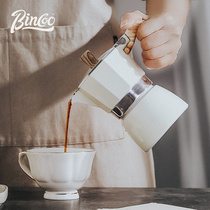 Bincoo摩卡壶意式萃取摩卡咖啡壶滤纸户外手冲壶电炉煮家用咖啡机