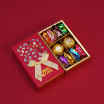 明治巧克力费列罗巧克力喜糖成品10粒组合礼盒三八节礼物结婚喜糖