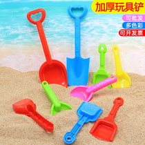 沙滩玩具铲子儿童塑料小铲子挖土海边决明子玩具沙小孩挖沙子工具