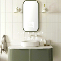 有道 米白色长条砖厨房卫生间墙砖厕所浴室瓷砖法式奶油风哑光砖