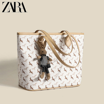 ZARA女包2021新款潮托特包大容量包包休闲时尚通勤大包手提单肩包