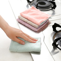 易清洗厨房抹布吸水毛巾加厚清洁巾擦桌棉纱巾刷碗不掉毛洗碗布