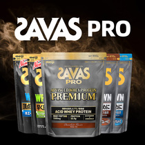 SAVAS专业pro蛋白粉日本动力肽BCAA恢复增重减重运动乳清分离大豆