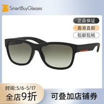 Prada普拉达太阳眼镜正品男经典大框轻便舒适黑框墨镜 PS03QS