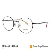 Burberry/巴宝莉眼镜架 圆框文艺风书生气清爽男女框架镜 BE1345D