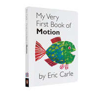 英文原版 My Very First Book of Motion 上下翻页配对纸板书 艾瑞卡尔 Eric Carle 低幼认知启蒙 英语单词学习 亲子互动图画书