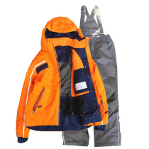儿童滑雪服套装男童女童冲锋衣加厚防风防水保暖滑雪衣裤宝宝外套