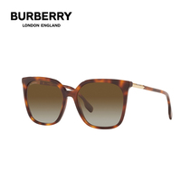 BURBERRY博柏利墨镜女渐变时尚方形板材巴宝莉太阳眼镜0BE4347F