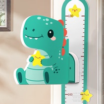 儿童身高测量墙贴孩子量身高贴神器宝宝3d测量仪尺磁力墙纸不伤墙