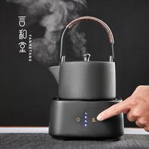 言和堂电陶炉煮茶壶家用提梁烧水壶办公室自动小型围炉煮茶器套装