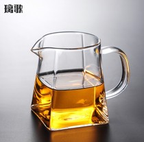 日式新款其他无把 透明玻璃茶具 公道杯 茶水公杯耐高温分茶器