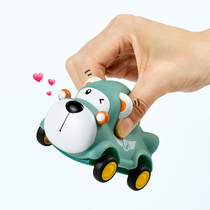 儿童宝宝玩具1一2岁小汽车套装卡通动物搪胶模型耐摔婴幼儿男女孩