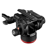 曼富图（Manfrotto）MVH504XAH单反微单相机稳定拍摄平底液压摄影摄像阻尼云台