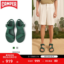 Camper看步男鞋Match春夏款防滑魔术贴沙滩鞋舒适平底休闲凉鞋