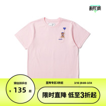 : CHOCOOLATE女装短袖T恤秋冬潮流刺绣卡通口袋1998