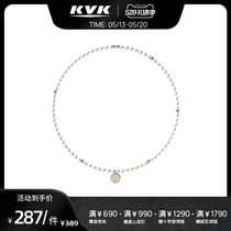 【520情人节礼物】KVK人造珍珠贝母项链设计感新款潮颈链吊坠饰品