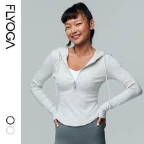 FLYOGA飞蓝瑜伽运动外套女长袖健身服秋季上衣训练瑜伽罩衫31608