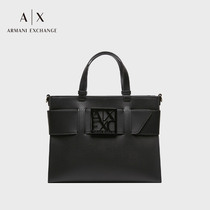 Armani Exchange阿玛尼AX女包2022秋季黑色女士大容量时尚手提包
