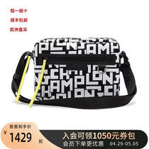 龙骧/珑骧女士LGP系列字母logo织物单肩斜挎包中号10055 412
