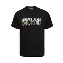 Versace/范思哲男装21夏季新款时尚穿搭短袖圆领印花纯棉潮流T恤