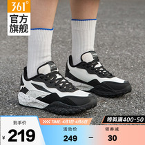 361女鞋运动鞋2023年冬季新款革面加绒休闲鞋女士防滑复古老爹鞋