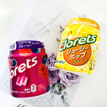 日本原装进口Clorets大瓶口香糖提神薄荷水果清凉蓝莓多口味