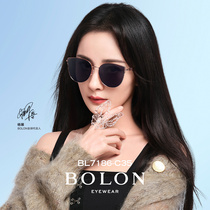 BOLON暴龙眼镜2023新品彩色太阳镜杨幂同款偏光猫眼墨镜BL7186