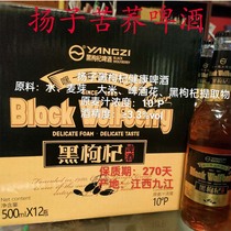 扬子健康黑枸杞啤酒500mlx12瓶精酿苦荞黑松露玛咖啤酒玻璃瓶包邮