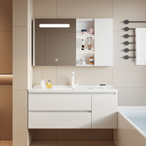 智能浴室柜陶瓷一体盆洗脸池洗手盆柜组合现代简约卫生间洗漱台