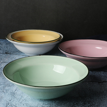 TINTIN寻忆系列陶瓷餐具新骨瓷汤碗创意仿搪瓷水果沙拉碗