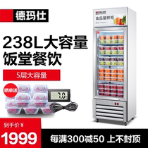 德玛仕蛋糕柜风冷立式大容量商用展示柜甜品水果双门冷藏柜保险柜