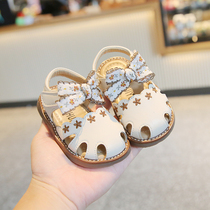 女宝宝凉鞋1一2-3岁小童公主透气女童夏季婴儿鞋子防滑软底学步鞋