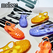 Melissa梅丽莎新款女士时尚编织潮流罗马猪笼果冻凉鞋33718