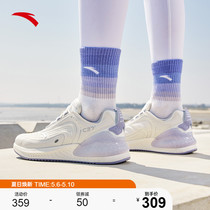 安踏C37+丨软跑鞋女夏季新款减震支撑跑步鞋轻便软底休闲运动鞋子