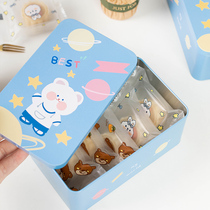 月饼铁盒包装盒饼干曲奇糖果雪花酥牛轧糖礼盒空盒马口铁卡通25g