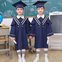 幼儿园博士服儿童学士服套装拍照礼服早教班毕业季服装男女毕业袍