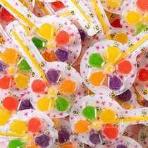 五彩风车糖软糖儿童零食网红棒棒糖水果味糖果散装独立小包装