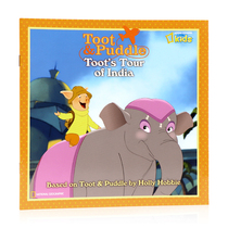英文原版绘本Toot and Puddle Toot's Tour of India 嘟嘟和巴豆系列嘟嘟的印度之旅 儿童英语启蒙绘本亲子睡前图画故事书友谊冒险