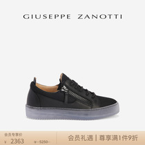 Giuseppe ZanottiGZ男士休闲网眼透明底低帮运动鞋双拉链板鞋