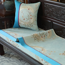 高档新中式沙发垫 套罩盖巾红实木座垫简约123垫子定制可水洗四季