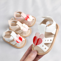 0—1岁新生婴儿学步鞋公主3-6-12个月女宝宝软底透气室内单鞋夏季