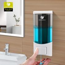 创点家用皂液器壁挂卫生间皂液盒洗手液瓶挤压器浴室洗发沐浴液瓶