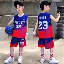 正品耐克顿男童篮球服速干套装背心夏季儿童夏装中大童运动球衣潮