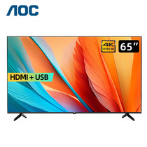 AOC 液晶平板电视4K超高清内置音箱智能电视机 65英寸65U6
