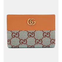 潮奢 Gucci 古驰 女士 GG leather-trimmed wallet 钱包 000919